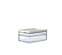 Mepal - Recipiente Nevero para Desayuno Duo Omnia - Caja Refrigeradora de 2 Capas para Embutidos y Quesos - Apilable - Almacenamiento y Organización en la Cocina - 500 ml y 1200 ml - Nordic White