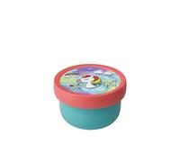 Mepal - Cajita para fruta Campus - Snack box para niños - Apto para lavavajillas y microondas - Sin BPA - 300 ml - Unicorn