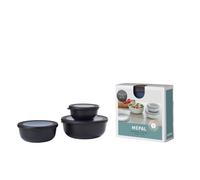 Mepal Cirqula set 3pcs - low Nordic black