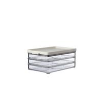 Mepal contenedor para fiambre omnia 3 capas Nordic white