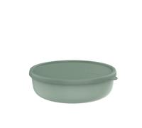 Mepal - Recipientes microondas Lumina - Recipientes alimentarios con tapa aptos para la nevera, el congelador, horno de vapor, microondas y lavavajillas - Recipiente de cocina - 2000 ml - Nordic sage