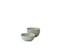 Mepal - Cuenco para servir 4 piezas Silueta - Apto para lavavajillas y microondas - Plato para ensaladas - Platos para tapas - Vajilla - 250 ml - Nordic sage