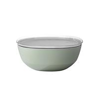 Mepal - Cuenco para servir con tapa Silueta - Apto para lavavajillas y microondas - Plato para ensaladas - Platos para tapas - Vajilla - 5000 ml - Nordic sage
