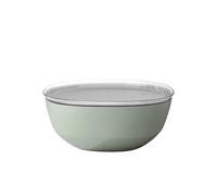 Mepal - Cuenco para servir con tapa Silueta - Apto para lavavajillas y microondas - Plato para ensaladas - Platos para tapas - Vajilla - 5000 ml - Nordic sage