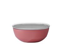 Mepal - Cuenco para servir con tapa Silueta - Apto para lavavajillas y microondas - Plato para ensaladas - Platos para tapas - Vajilla - 5000 ml - Vivid mauve