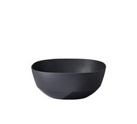 Mepal - Cuenco para servir Silueta - Apto para lavavajillas y microondas - Plato para ensaladas - Platos para tapas - Vajilla - 3000 ml - Nordic black