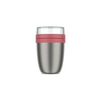 Mepal Fiambrera Térmica Ellipse 500+200 ml, acero inoxidable, 6–8 h caliente/12 h fría, Malva vívido