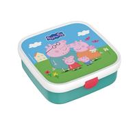 Mepal - Fiambrera Bento Grande Campus - Bento Box para Niños - Incluye 2 cajas Bento extraíbles y Tenedor - Las Cajas Bento son aptas para Microondas - 1,25 l - Peppa Pig
