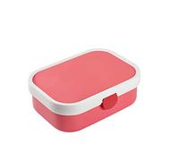 Mepal - Fiambrera Campus - Bento Box para Niños - Lonchera con Compartimento y Tenedor - Fiambrera con Cierre de Clip - Sin BPA y apta para Lavavajillas - 750 ml - Pink