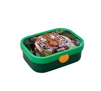 Mepal - Fiambrera Campus - Bento Box para Niños - Lonchera con Compartimento y Tenedor - Fiambrera con Cierre de Clip - Sin BPA y apta para Lavavajillas - 750 ml - Wild tiger