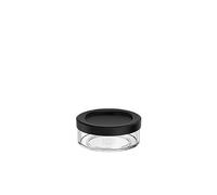 Mepal - Fiambrera compartimentos Ellipse - Espacio para Aperitivos y Aderezos - Ábrelo con un Simple Giro - Apto para Lavavajillas - 200 ml - Nordic black