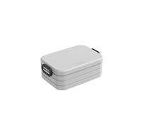 Mepal - Fiambrera Take a Break - Caja para 2 sándwiches o 4 rebanadas - Meal Prep - División - Lavar en lavavajillas - 900 ml - Gris frío