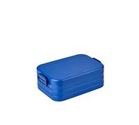 Mepal - Fiambrera Take a Break midi - Lonchera para llevar - Lunch Box para 2 Sandwiches o 4 Rebanadas de pan - Meal Prep - Apto para Lavavajillas - 900 ml - Vivid Blue