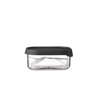 Mepal - Frutero Take a Break - Frutero Para Llevar Fruta Fresca - Caja Con Un Pequeño Tenedor De Frutas - Cabe Perfectamente En La Fiambrera Take a Break - 250 ml - Nordic Black