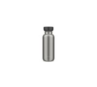 Mepal, Botella isotérmica, Botella Agua Termica de Doble Pared, Botella para beber Sobre la Marcha, 9 horas caliente y 12 horas fría, Acero Inoxidable, 350 ml, Nordic black