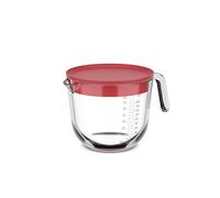 Mepal - Jarra medidora de vidrio con tapa Chef it - Medidas grabadas de fácil lectura - Apto para microondas y horno, sin tapa - Apto para lavavajillas - 1000 ml - Coral