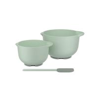 Mepal - Juego de 3 cuencos para mezclar Chef it - Base antideslizante - Apto para microondas y lavavajillas - Cuencos con espátula - Material resistente hasta 110 °C - 3000 + 1500 ml - Nordic sage