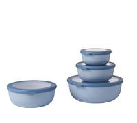 Mepal Juego de 4 boles Cirqula, planos, color azul (Nordic Blue)