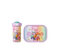 Mepal - Lunch Set Campus para Niños con Beaker y Caja de Almuerzo - Set para Escuela o En el Vaya - Seguro para Lavavajillas y Sin BPA - 300 ml + 750 ml - Paw Patrol Girls
