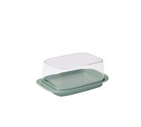Mepal - Mantequillera - Nordic sage - para 250 gr de manteca - tapa transparante - encaja exactamente en la puerta de la nevera - apta para el lavavajillas
