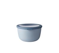 Mepal - Multi Bowl Cirqula Redondo - Recipientes para Alimentos con Tapa - Adecuado como Fiambrera Hermética para Frigorífico, Microondas y Congelador - Tapers para Comida - 2000 ml - Nordic blue