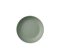 Mepal - Plato hondo Silueta - Apto para lavavajillas y microondas - Platos de plástico - Platos llanos - Vajilla - 21 cm - Nordic sage