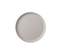 Mepal - Plato llano Silueta - Apto para lavavajillas y microondas - Platos de plástico - Platos llanos - Vajilla - 26 cm - Nordic white
