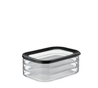 Mepal - Recipiente de Almacenamiento de Carne Modula 3 Piezas - Caja de Almacenamiento Frigorífico con Tapa - Adecuado para Almacenar Cárnicos - 3 Cajas de Almacenamiento - 1650 ml - Black