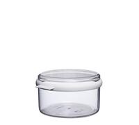 Mepal - Recipiente para Alimentos Stora - Caja Transparente con Tapa para Alimentos Secos - Organizador de Cocina - Caja para Galletas y Dulces - 1500 ml - Blanco