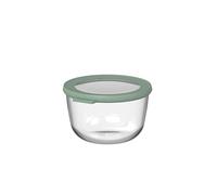 Mepal - Recipiente Redondo de Vidrio Cirqula - Recipientes para Preparar Comidas - Resistente al Calor Hasta 550 °C - Apto para Horno, Microondas, Congelador y Lavavajillas - 1000 ml - Nordic sage