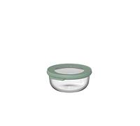 Mepal - Recipiente Redondo de Vidrio Cirqula - Recipientes para Preparar Comidas - Resistente al Calor Hasta 550 °C - Apto para Horno, Microondas, Congelador y Lavavajillas - 350 ml - Nordic sage