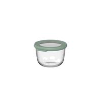 Mepal - Recipiente Redondo de Vidrio Cirqula - Recipientes para Preparar Comidas - Resistente al Calor Hasta 550 °C - Apto para Horno, Microondas, Congelador y Lavavajillas - 500 ml - Nordic sage