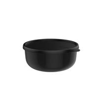 Mepal - Recipientes microondas Lumina - Recipientes alimentarios con tapa aptos para la nevera, el congelador, horno de vapor, microondas y lavavajillas - Recipiente de cocina - 1500 ml - Nordic black