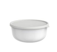 Mepal - Recipientes microondas Lumina - Recipientes alimentarios con tapa aptos para la nevera, el congelador, horno de vapor, microondas y lavavajillas - Recipiente de cocina - 3000 ml - White