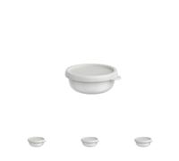 Mepal - Recipientes microondas Lumina - Recipientes alimentarios con tapa aptos para la nevera, el congelador, horno de vapor, microondas y lavavajillas - Recipiente de cocina - 250 ml - White