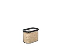 Mepal - Recipientes para Alimentos Modula - Tapers Transparente para Comida con Tapa - Organizador de Cocina y Caja de Almacenamiento de Plástico - Apilable y Hermético - 1000 ml - Black
