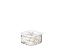 Mepal - Recipientes para Alimentos Modula - Tapers Transparente para Comida con Tapa - Organizador de Cocina y Caja de Almacenamiento de Plástico - Apilable y Hermético - 1250 ml - White