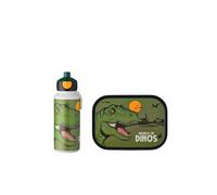 Mepal - Set de Almuerzo Campus - Fiambrera para Niños con Botella Pop-up - para el Colegio o para Llevar - Sin BPA - 400 ml + 750 ml - Dino