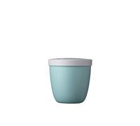 Mepal - Snackpot Ellipse - Recipiente para Alimentos para guardar y Transportar Aperitivos - Apto para Congelador, Microondas y Lavavajillas - 500 ml - Nordic Green