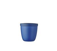 Mepal - Snackpot Ellipse - Recipiente para Alimentos para guardar y Transportar Aperitivos - Apto para Congelador, Microondas y Lavavajillas - 500 ml - Vivid Blue
