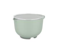 Mepal - Tazón para mezclar con tapa Chef it - Base antideslizante - Apto para microondas y lavavajillas - Bol - El material resiste hasta 110°C - 1500 ml - Nordic sage