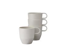 Mepal - Taza Silueta 4 piezas - Taza de té y café - Apta para lavavajillas y microondas - Vajilla - 300 ml - Nordic white