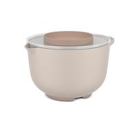 Mepal - Tazón para mezclar con tapa Chef it - Base antideslizante - Apto para microondas y lavavajillas - Bol - El material resiste hasta 110°C - 3000 ml - Chalk