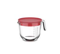 Mepal - Jarra medidora de vidrio con tapa Chef it - Medidas grabadas de fácil lectura - Apto para microondas y horno, sin tapa - Apto para lavavajillas - 1000 ml - Coral