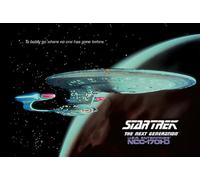 Merchandise - Póster Star Trek - The Next Generation/La Nueva Generación "USS Enterprise" [NCC-1701-D] (101,6cm x 68,5cm)