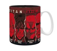 ABYstyle Taza de Merchandising Attack on Titan All Titans 460 ml