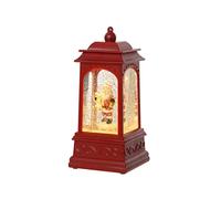 Mercury home farol rojo de agua luminosa con led ? decoración navid