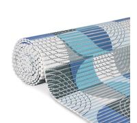 MERCURY TEXTIL-Alfombrilla Antideslizante de Goma Eva(50x65cm, Geometrico)