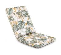 MERCURY TEXTIL- Cojín Tumbona, Colchoneta Acolchada, Hojas (180x55cm)