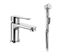 Mereo Zuna - Grifo de lavabo con ducha de bidé, cromo CB10105Z